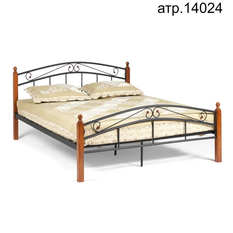 Двуспальная кровать AT-8077 Wood slat base (14024) в Алуште