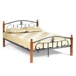 Двуспальная кровать Кровать РУМБА (AT-203)/ RUMBA Wood slat base в Алуште