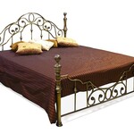 Двуспальная кровать металлическая VICTORIA в Алуште
