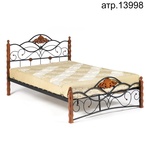 Двуспальная кровать CANZONA Wood slat base в Алуште